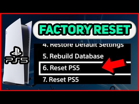 PS5 HOW TO FACTORY RESET!