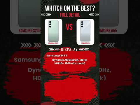 Samsung s24 FE vs Samsung a55  Full Detail ⚡Which one is Best #samsungs24fe  #samsunga55