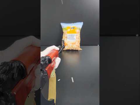 Airsoft gun vs Snack