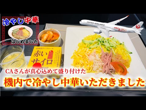 【修行】冷やし中華と一日3レグ✈️JAL那覇-羽田-那覇-伊丹 【完了】