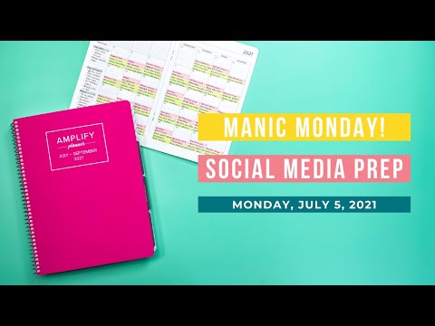 Back on Track! | Manic Monday Plan With Me