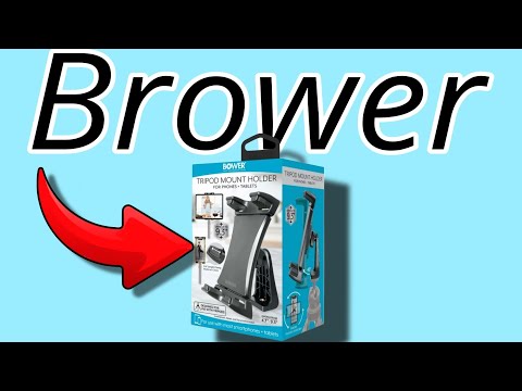 Brower tripod mount holder for phones and tablets