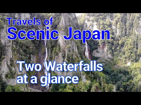 【402】Two Waterfalls at a glanceRyusei and Ginga waterfalls/ Travels of Scenic Japan / Tabiator