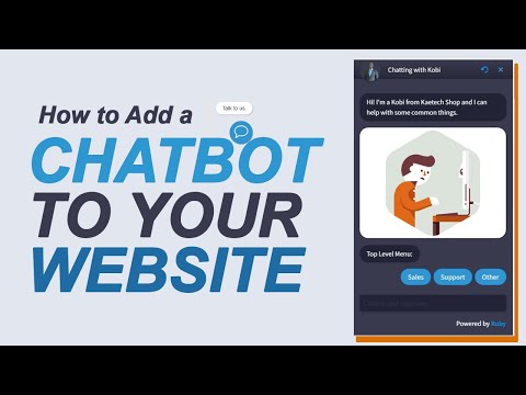 How to Add a Chatbot to your Website