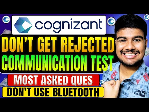 🚨Cognizant Communication Round 2024: Exact Questions & Last-Minute Tips!