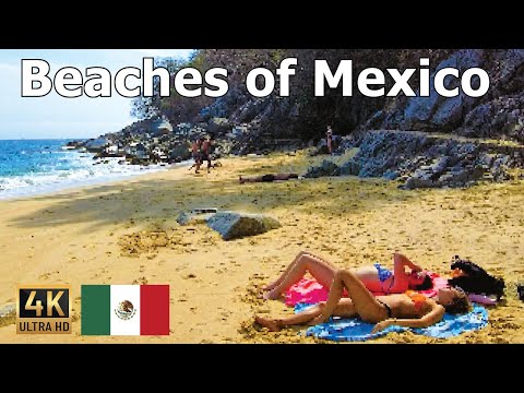 Beaches of México - 4K Walking Tour 🏖️ 10 Amazing Local Playas to Visit 🇲🇽