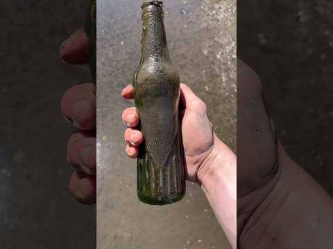 1950-60s Crush soda Bottle that I found in the mud at low Tide. #shorts #viral