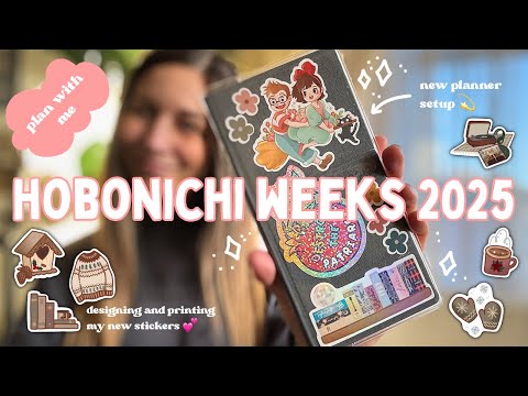 2025 hobonichi weeks mega setup / plan with me ⟡