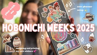 2025 hobonichi weeks mega setup / plan with me ⟡