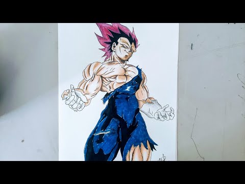 Vegeta Ultra Ego Drawing ( Dragon ball super)