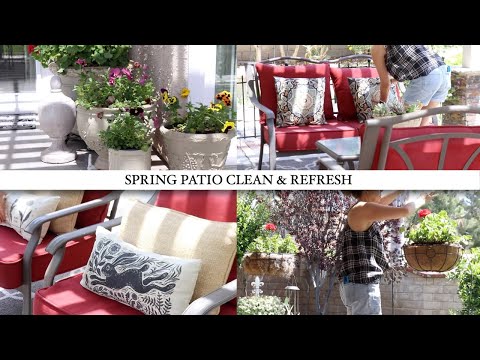 PATIO REFRESH | OUTDOOR CLEANING | GARDENING