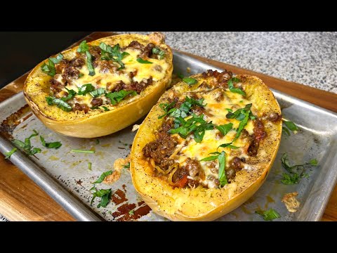 Italian Stuffed Spaghetti Squash Recipe