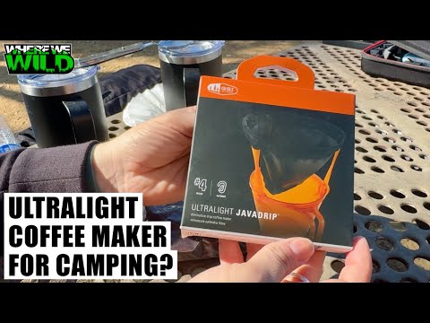 ULTRALIGHT COFFEE MAKER FOR CAMPING? - GSI Java Drip Test & Review