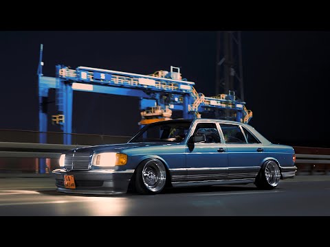 Bagged Mercedes W126 | One Night in Gdynia