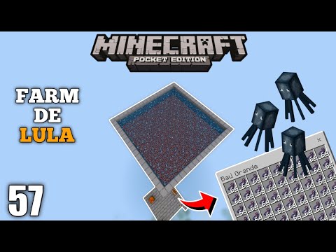 A Melhor FARM de LULA do Minecraft Bedrock! - Minecraft Survival 1.19 #57 (Minecraft Bedrock)