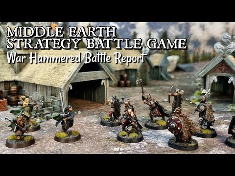 Middle Earth Strategy Battle Game - The Lord of the Rings - Battle Report - First Video