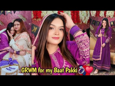 My Baat Pakki Makeup Tutorial✨️🙈 | Simple & Elegant Makeup Look for beginners | Dress, Jewellry...