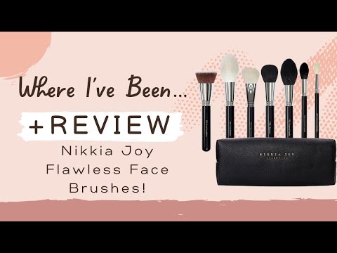 Nikkia Joy Cosmetics Flawless Base Face Brush Set (Chatty)+ Where I've Been + Russian Tea Recipe