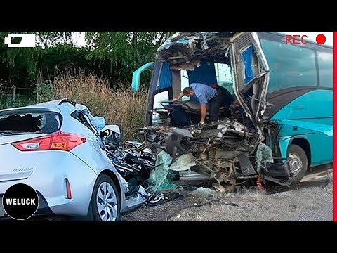 45 Tragic Moments Of Shocking And Devastating Car Crashes Got Instant Karma | Idiots In Cars!