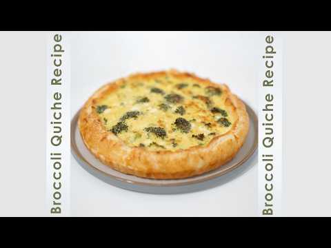 Healthy Broccoli Quiche - Ready in 30 Minutes