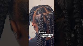 Video on Saturday🔥 #braidstutorial #knotless #hair #braid #howtobraidhair #hairtutorials#braids