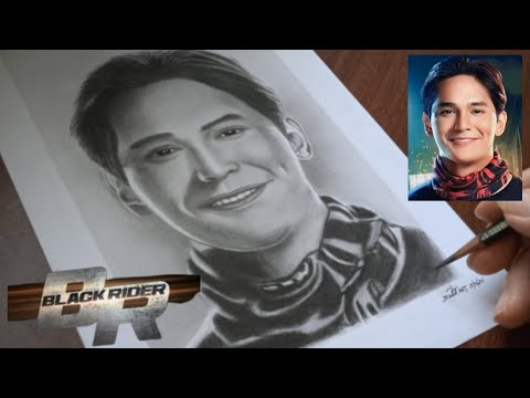 Black Rider: Drawing Ruru Madrid as Elias Guerrero | jesar art