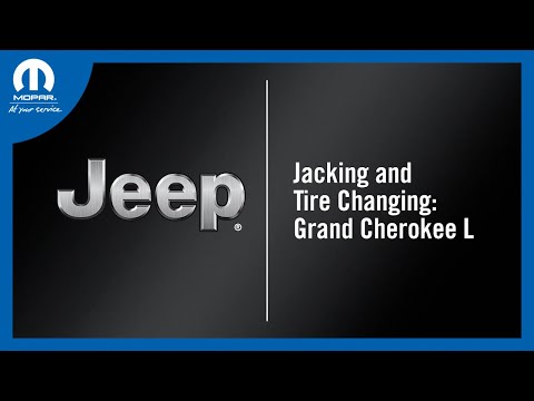 Jacking and Tire Changing | How To | 2024 Jeep Grand Cherokee L