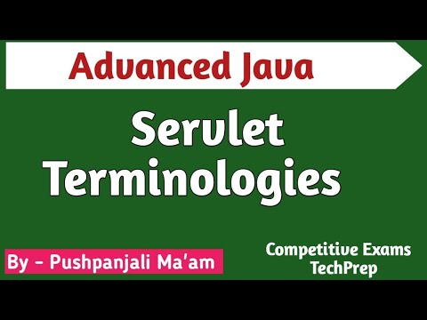 Lec - 3.2 Servlet Terminologies in Advanced Java in Hindi