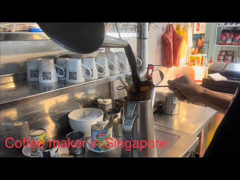 Singapore kopi/How to Make a Singapore coffee by self/泡新加坡咖啡