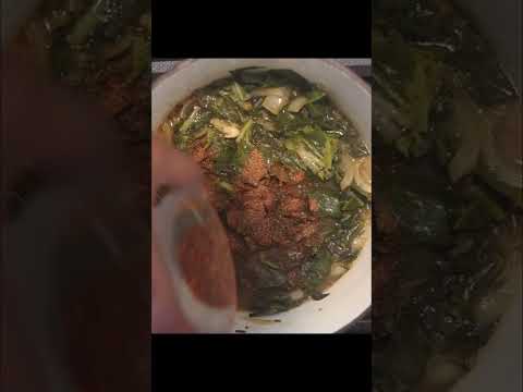 Vegan Southern Style Collard Greens #soulfoodcooking #holidayrecipes