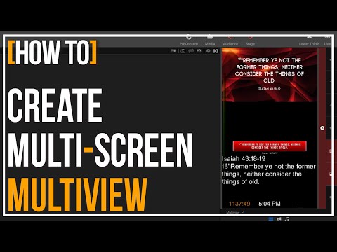 How to Set Up Multiview Display in ProPresenter 7 | Full Tutorial