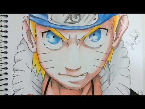 speed drawing Naruto