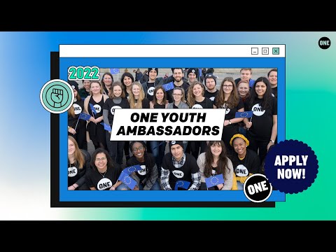 2022 Youth Ambassador Programme | ONE Campaign