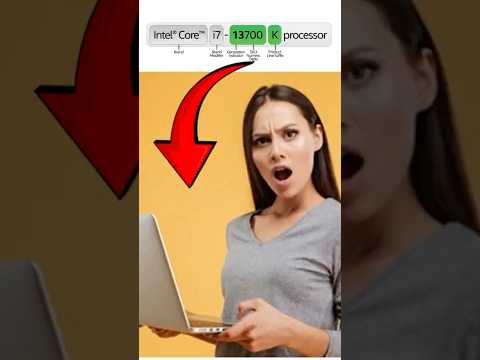 Intel processor suffixes explained! 🔥#Intel #ProcessorSuffix #TechExplained