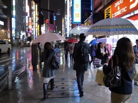 2009 新宿 夜雨の散歩 091117