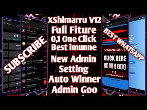 WhatsApp Best imunne XShimarruV12 | Full Fiture New Admin Seting 0,1 One Click! || NO CLICKBAIT