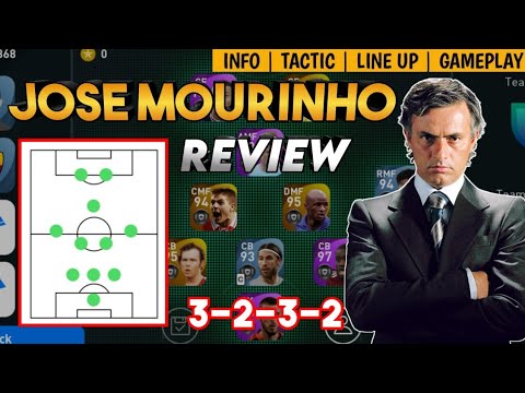 JOSE MOURINHO 3232 MANAGER REVIEW | NEW AS ROMA MANAGER | PES 2021 MOBILE