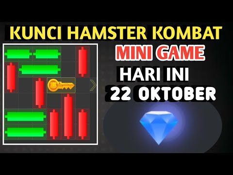 CARA MEMBUKA KUNCI MINI GAME HAMSTER KOMBAT HARI INI 22 OKTOBER 2024 | HAMSTER KOMBAT MINI GAME