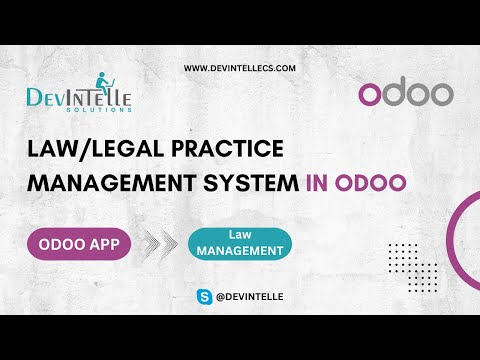 Law/Legal Practice Management System in Odoo