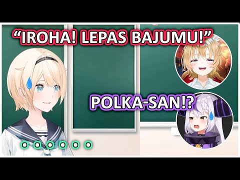 LAPLUS Dan POLKA Tak Bisa Menahan Godaan, Saat Melihat Outfit Baru IROHA | (Hololive Clips)