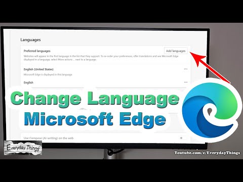 Quick Guide - How to Change Language in Microsoft Edge