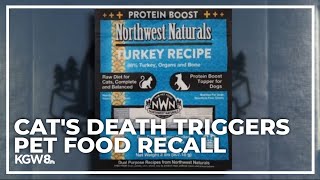 Northwest Naturals pet food recall after cat dies from bird flu infection