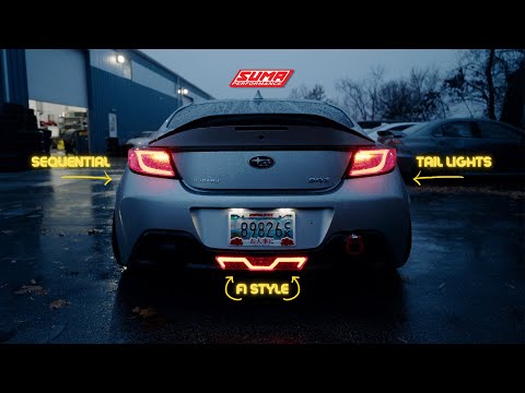 🔥 NEW SEQUENTIAL TAILIGHTS/ F1 STYLE 4TH BRAKE LIGHT FOR MY 2022 BRZ/GR86 (Suma Performance)