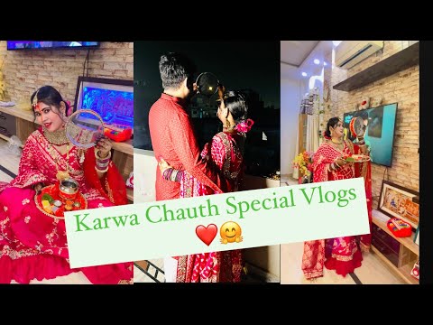 Karwa Chauth Special Vlogs ❤️😍 पूजा के बाद हम लोग कहां गए ? 🥰✌🏻