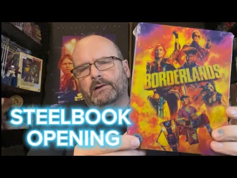 Steelbook Opening. BORDERLANDS 4K Blu-ray Steelbook.