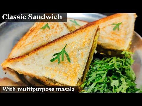 सिर्फ आलू से क्रिस्पी सैंडविच 10 मिनट में | Crispy Aloo Sandwich | Easy And Quick Sandwich Recipe