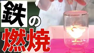 スチールウールの燃焼実験〜鉄の燃焼では、酸素が使われるのか？〜【中学理科実験】