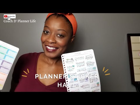 NEW Planner Sticker Haul| Plan with Me