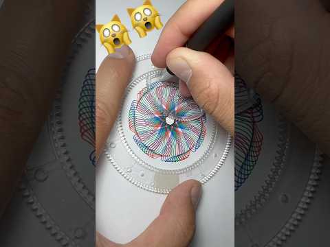 🤗Amazing Spirograph Art: Geometric Wonders #asmr #art #spirograph #drawing #mandala  #shorts