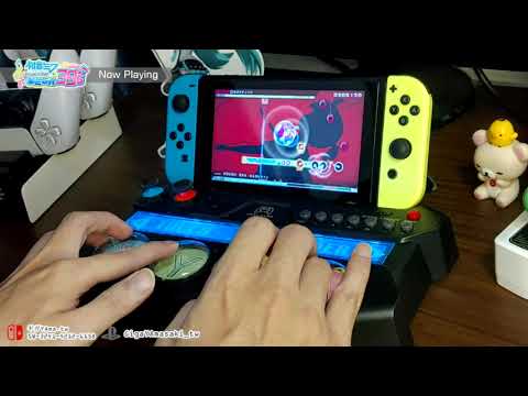 【小街機展示】東京テディベア（EXTREME）｜初音未來 Project DIVA 迷你街機控制器 for Switch｜Project DIVA MEGA39's｜玩家開箱實測分享